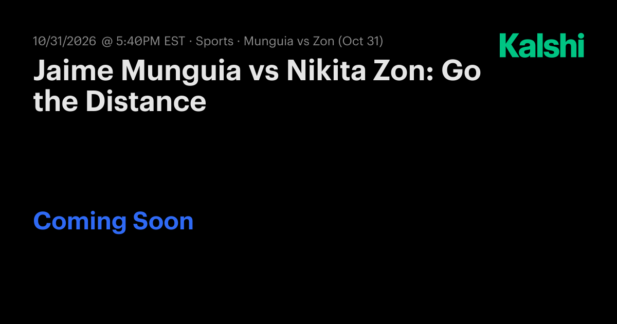 Jaime Munguia vs Nikita Zon: Go the Distance Boxing Odds & Predictions