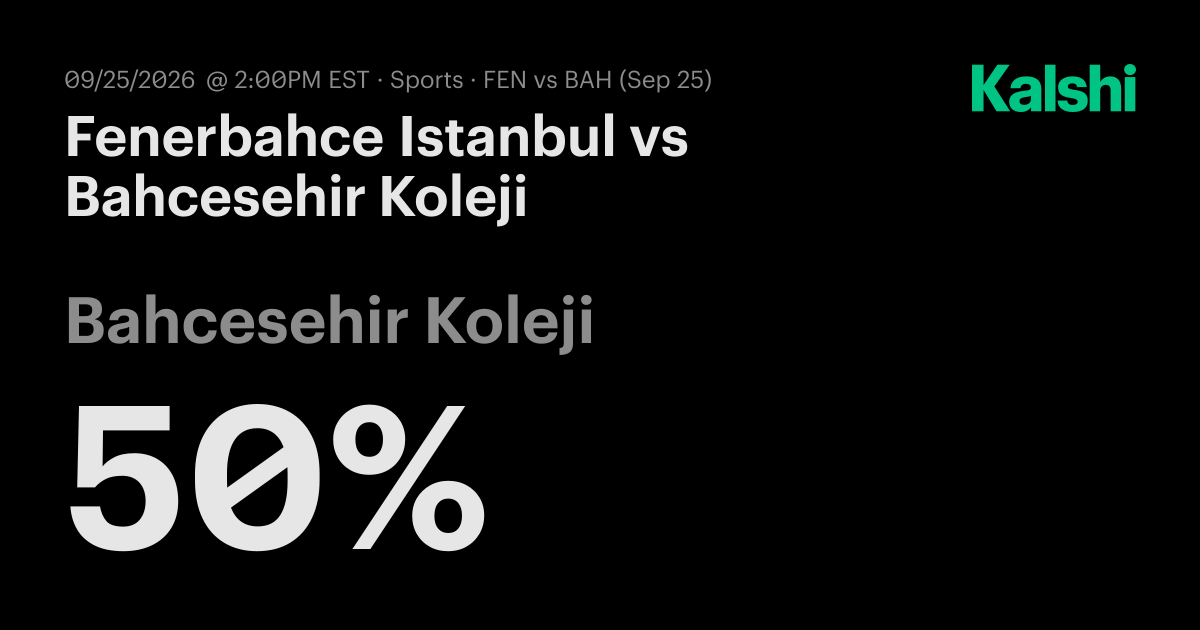 Fenerbahce Istanbul vs Bahcesehir Koleji Turkey BSL Odds & Predictions
