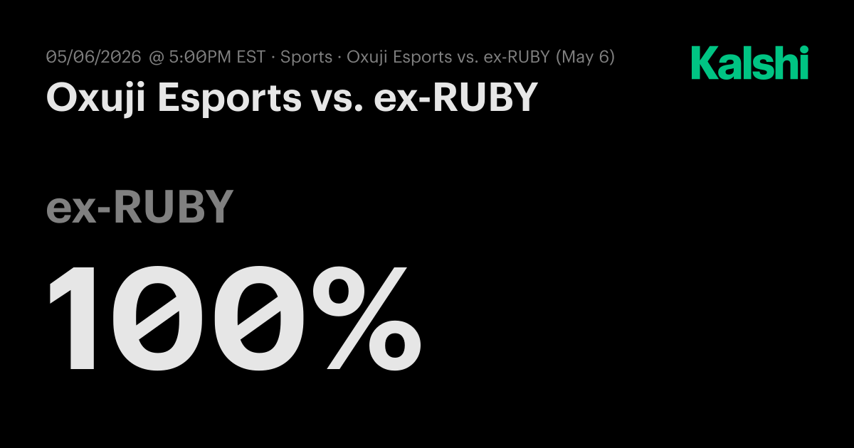 Oxuji Esports vs ex-RUBY CS2 Odds & Predictions