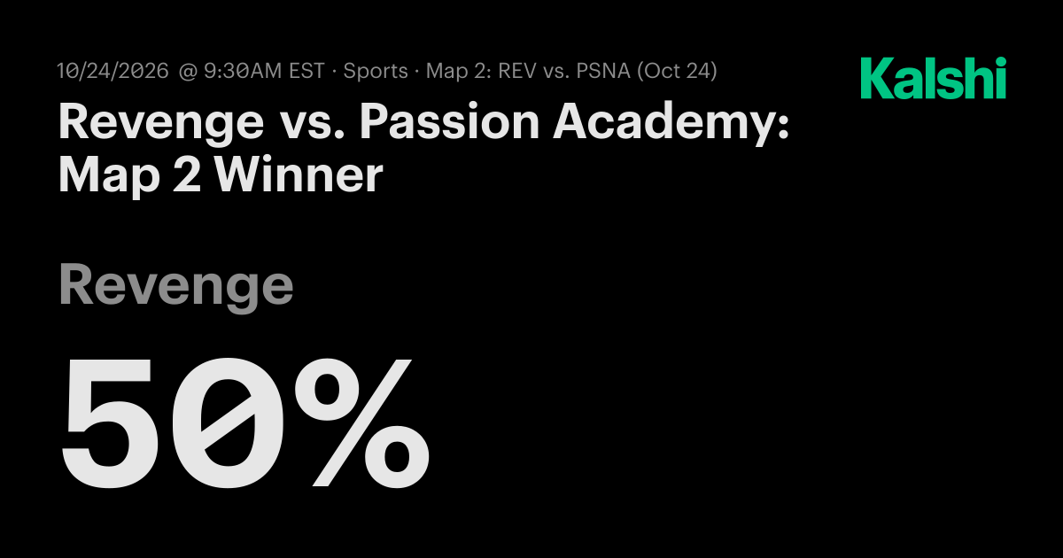 Revenge vs. Passion Academy: Map 2 CS2 Odds & Predictions