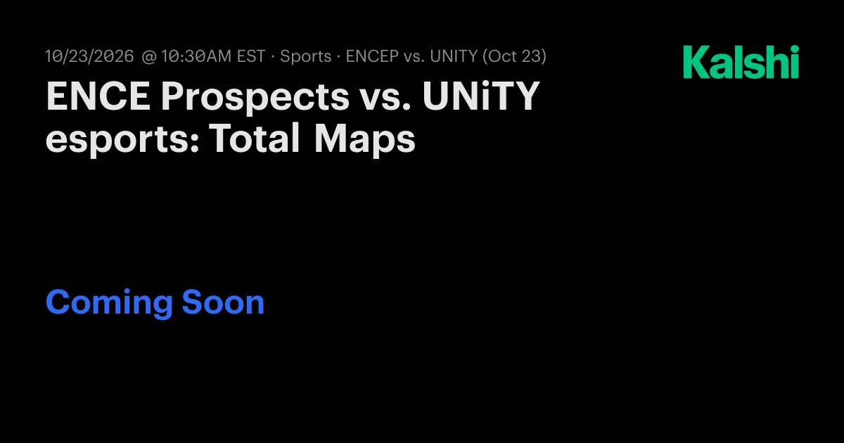 ENCE Prospects vs. UNiTY esports: Total Maps CS2 Odds & Predictions