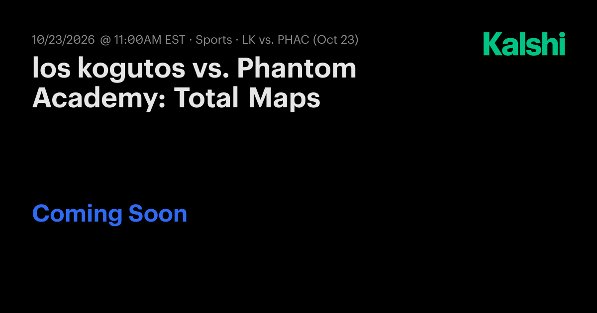 los kogutos vs. Phantom Academy: Total Maps CS2 Odds & Predictions