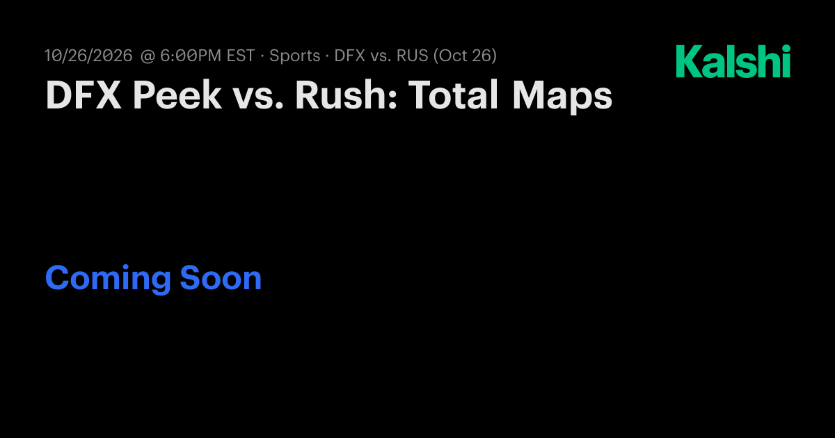 DFX Peek vs. Rush: Total Maps CS2 Odds & Predictions
