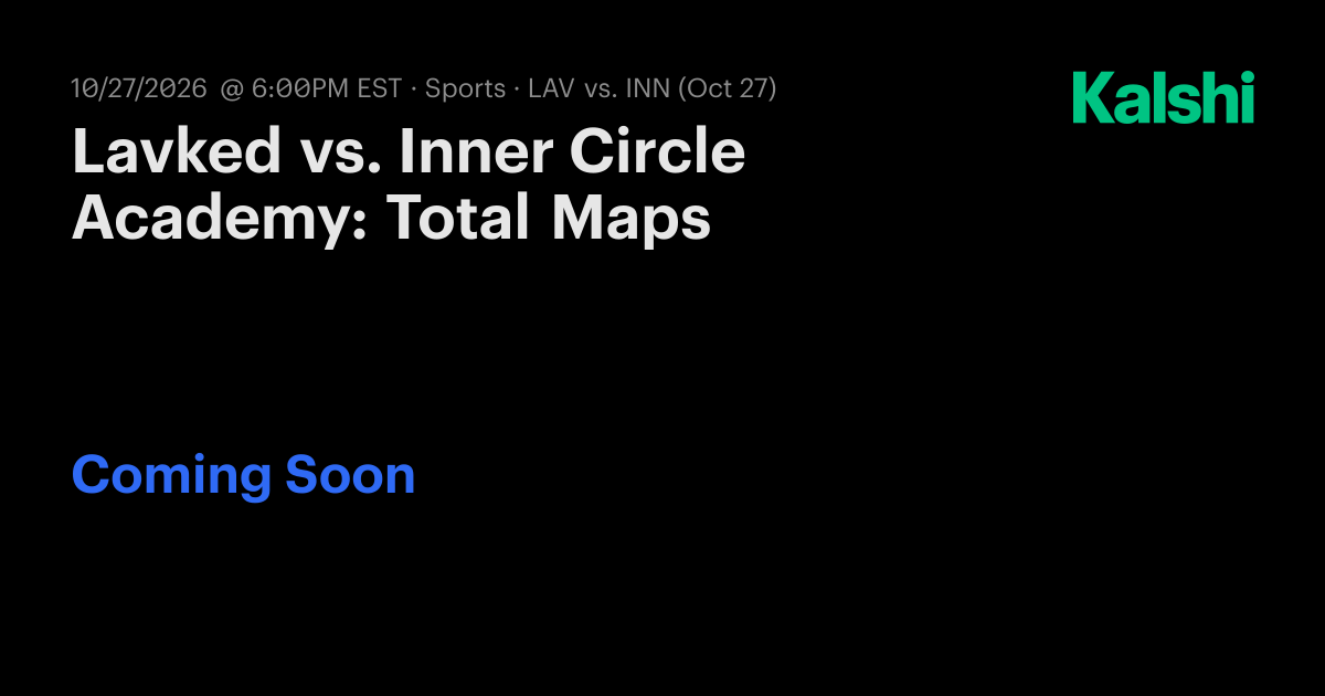 Lavked vs. Inner Circle Academy: Total Maps CS2 Odds & Predictions