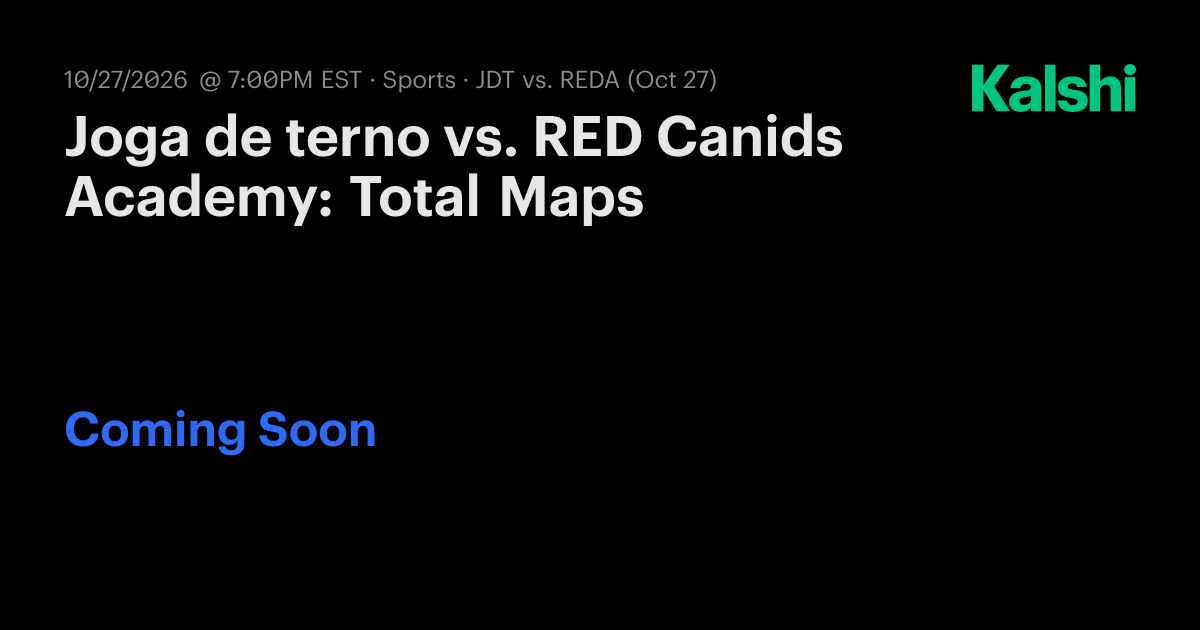 Joga de terno vs. RED Canids Academy: Total Maps CS2 Odds & Predictions