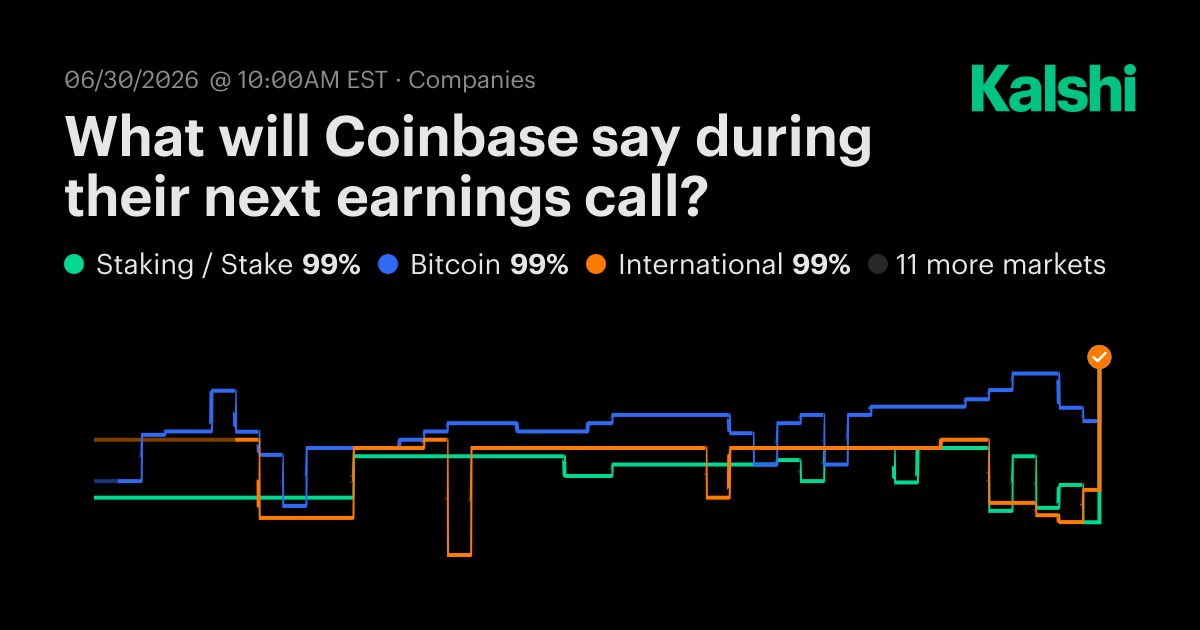 What will Coinbase say during their next earnings call? Odds ...