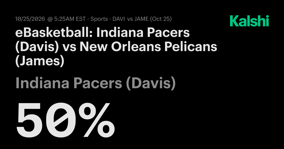 Indiana Pacers (Davis) vs. New Orleans Pelicans (James) Oct 25: Final ...