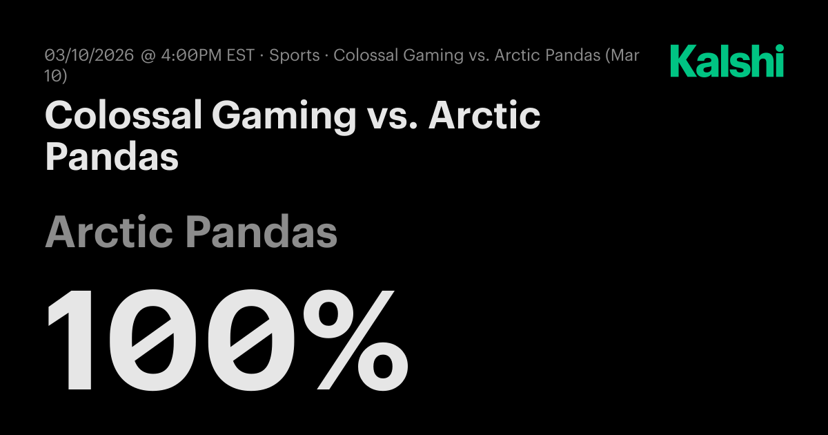 Colossal Gaming vs Arctic Pandas League of Legends Odds & Predictions