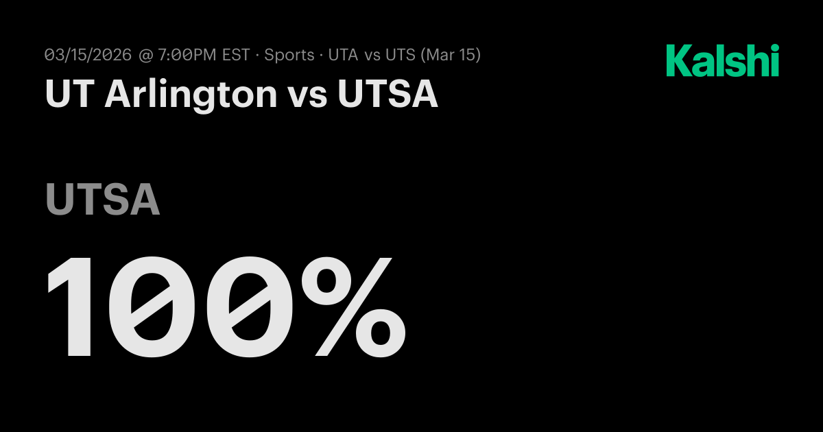 UT Arlington vs UTSA College Baseball Odds & Predictions