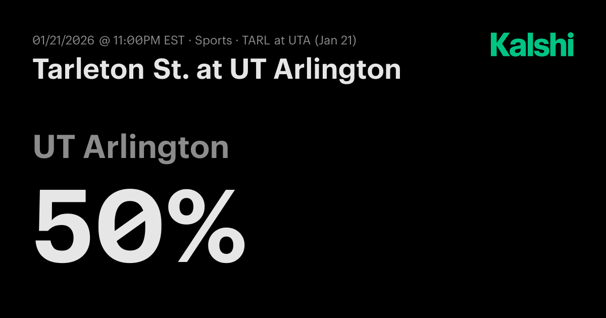 Tarleton St. at UT Arlington College Basketball (M) Odds & Predictions