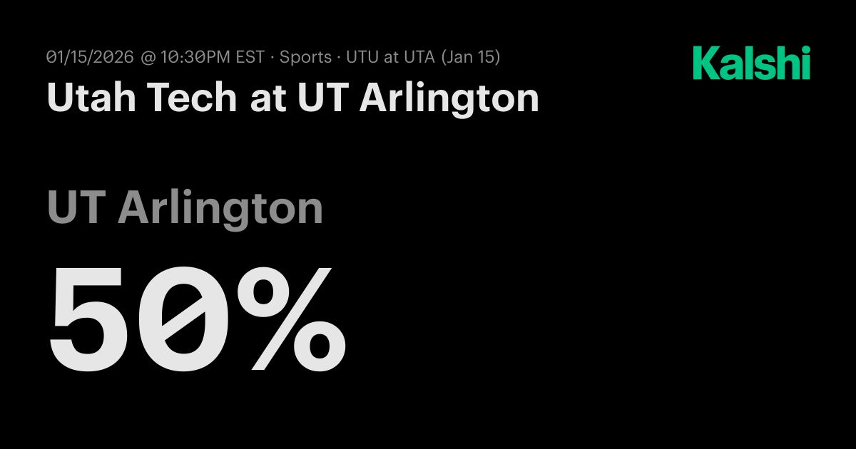 Utah Tech at UT Arlington College Basketball (W) Odds & Predictions