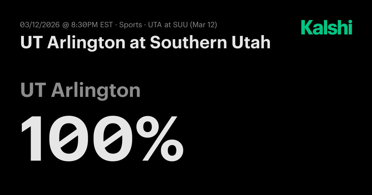 UT Arlington vs Southern Utah College Basketball (W) Odds & Predictions