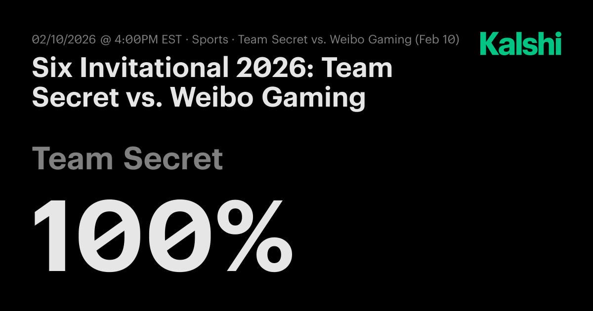 Team Secret vs Weibo Gaming R6 Odds & Predictions