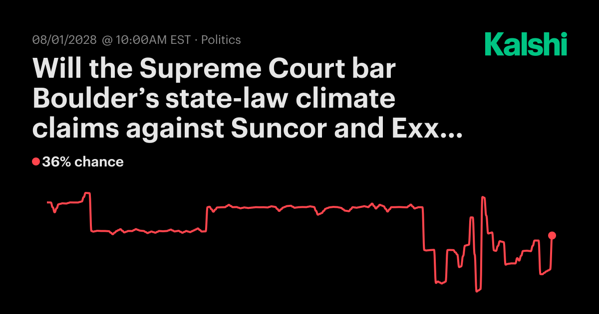 Will the Supreme Court bar Boulder’s state-law climate claims against ...