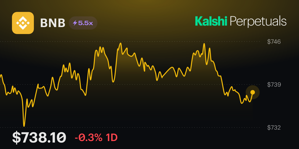 BNB Price & BNB Perpetuals (Perps) | Kalshi