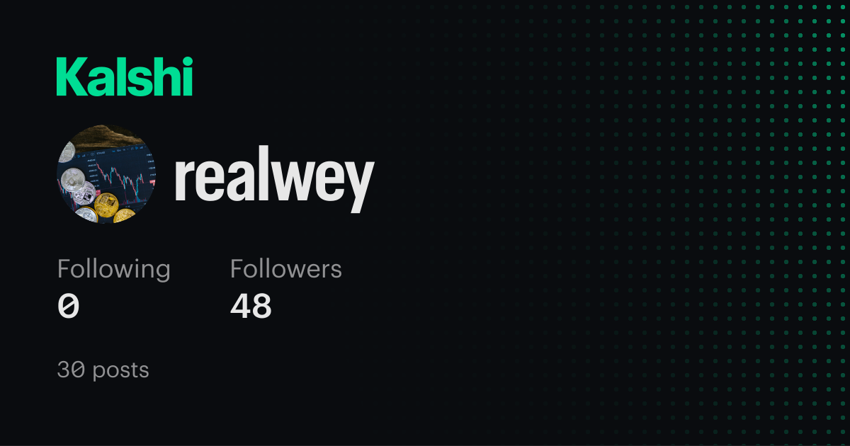 realwey on Kalshi