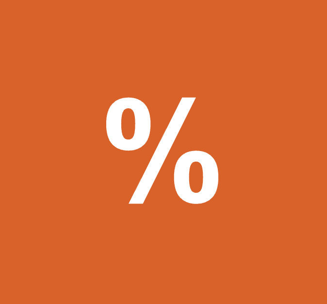 Above 40%